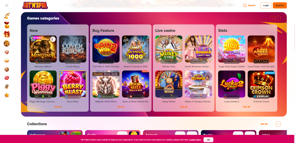 l'offre de bonus sans dépôt de HitNSpin avec son jeu imposé